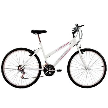 Imagem de Bicicleta Aro 26 Feminina Life 18 Marchas Branca - Dalannio Bike, 26, 