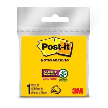 Imagem de Bloco Post-It 654 - amarelo neon - com 45 folhas - 3M