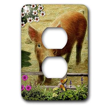 Imagem de 3dRose Lsp_9081_6 Little Pig 2 Plug Outlet Cover
