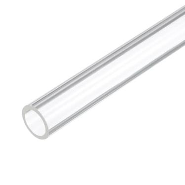 Imagem de Rebower Tubo rígido de plástico transparente de 30.5 cm 14 mm x 18 mm (9/40.6 cm x 1.8 cm) Tubo de policarbonato redondo, [para encanamento, hidráulica, aquário, bricolage]