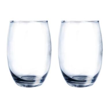 Imagem de Copo Vidro Duravel Redondo Aruba 465ml Nadir Transp - 2 Un - NADIR FIG