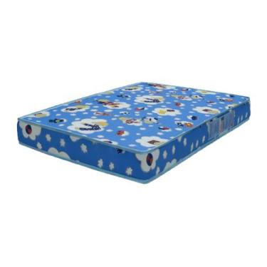 Imagem de Colchão Infantil para Berço Ortobom Baby Physical D18 - Azul - (10 x 6
