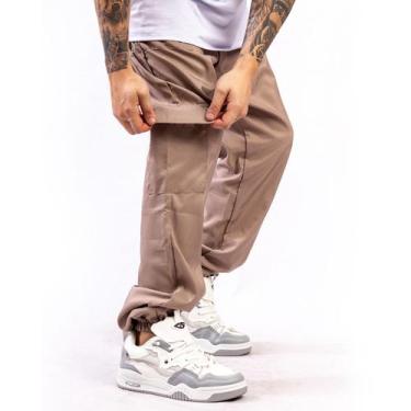 Imagem de Calça Cargo Jogger Estilo Gringa Masculina e Feminina com Bolsos Later
