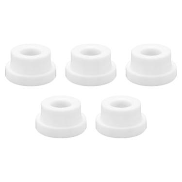 Imagem de HARFINGTON 5 peças 54N63 TIG juntas de copo isolador de lente de gás resistente a altas temperaturas PTFE TIG acessórios de soldagem vedação de isolamento para tocha de soldagem WP-17 18 26