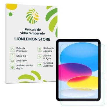 Imagem de Película Premium de vidro temperado para iPad 10ª geração, tela 10.9" 