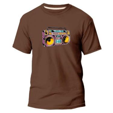 Imagem de Camiseta Básica Algodão Premium Estampa Digital  Som Tumblr  - Pavesi,