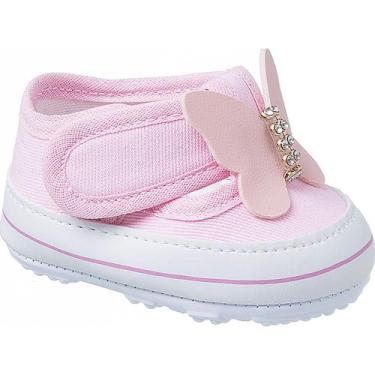 Imagem de Sandalia Bebe Primeiros Passos Enfeite Borboleta Moda - HB Moda Kids e