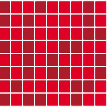 Imagem de Papel De Parede Pastilhas Vermelhas Adesivo Banheiro Cozinha - LRP