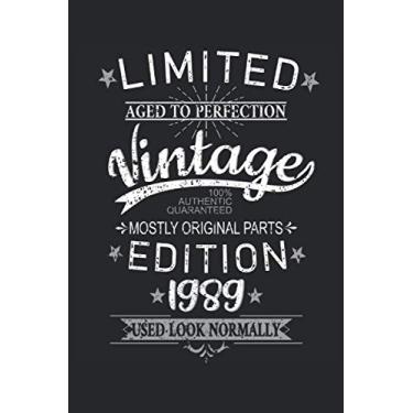 Imagem de 32. Geburtstag Limited 32 Jahre Edition 1989 Graphic Deko Vintage: KALENDER - Lustiges Retro Geburtstags Geschenk, Geschenkidee - A5 (6x9) - 150 ... To-Do Liste, Geburtstag, Jahrgang, Spruc