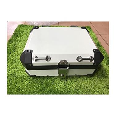 Imagem de Mala de viagem para motocicleta, caixa de ferramentas universal à prova d'água de alumínio, porta-malas de motocicleta, caixa lateral esquerda e direita, caixa de ferramentas de carga para