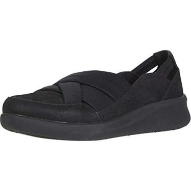 Imagem de Clarks Mocassim feminino Sillian 2.0 Star, Preto sintético, 8.5