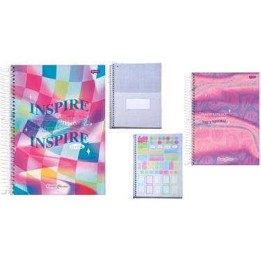 Imagem de Caderno Espiral. Univ. CP 80 Folhas - Energy Color Jandaia