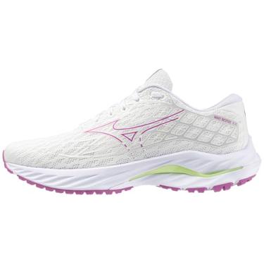 Imagem de Mizuno Tênis de corrida feminino Wave Inspire 20, Branco/Rosebud, 6.5