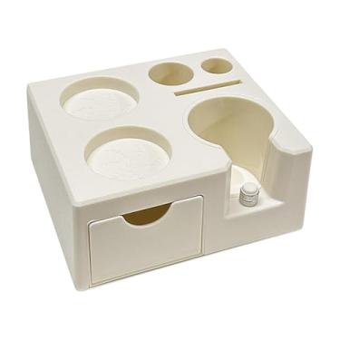 Imagem de DimyFew Titular de cafeteria de cafeteria para distribuidores, caixa de café expresso Caixa de organizador de café para balcões de café da loja de cozinha