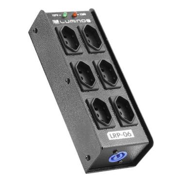 Imagem de Régua 6 Tomadas Lrp6 Profissional Com Powercon 2 Leds Bivolt