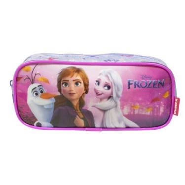 Imagem de Estojo Frozen Rosa Simples Xeryus