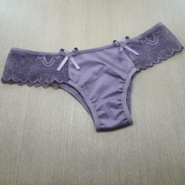 Imagem de Tanga Sandra em Poliéster e Lateral em Renda - Ternura Íntima