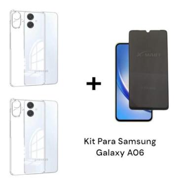Imagem de 2UN Capa Capinha Anti Impacto Para Samsung Galaxy A06 + Película 3D De