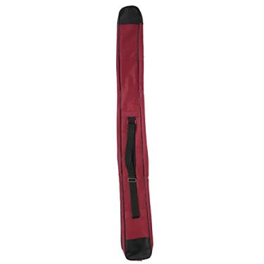 Imagem de Bolsa de Transporte de Espada Taichi Ajustável, Resistente Ao Desgaste, Respirável, Com Bolso de Xícara de água, para Fantasia de Cosplay Samurai, Feita de Lona de (Vermelho