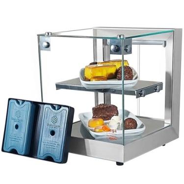 Imagem de B-VFD32 - Vitrine fria Beta 32cm Prata Dupla com 6 Gelo-X - Bivolt - O
