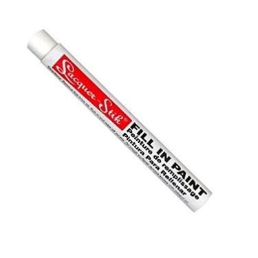 Imagem de Markal Lacquer-Stik Giz de tinta de preenchimento marca-texto, 0,9 cm de diâmetro, 10 cm de comprimento, branco (pacote com 12)