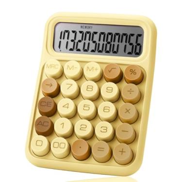 Imagem de Mr. Pen - Calculadora Mecânica de 12 Dígitos, Visor LCD Grande, Rosa