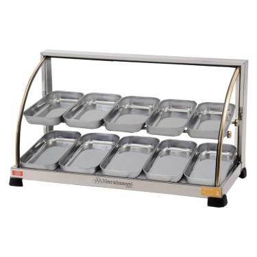 Imagem de Estufa para Salgados 10 Bandejas Dupla Marchesoni Linha Ouro Inox 127V - EF.2.211
