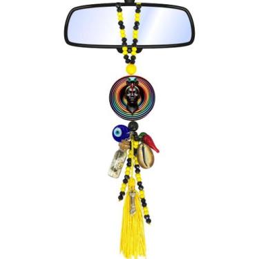 Imagem de Chaveiro Guia Patuá Proteção Orixá Oxumarê Retrovisor Carro - Balaio d