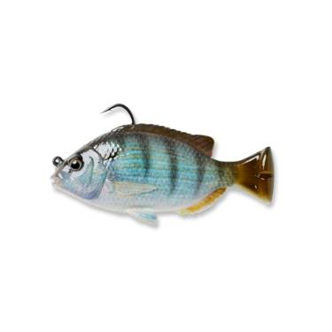 Imagem de Savage Gear Isca de pesca Pulse Tail Pinfish RTF, 3/226.8 g, Pinfish branco, contornos e movimento realistas, construção durável, anzol de pesca resistente, chocalho embutido, infundido com perfume