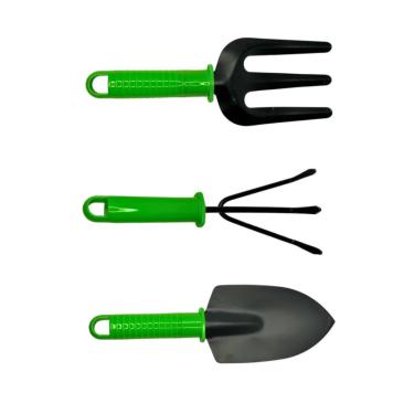 Imagem de Kit Jardinagem 6 Peças - Garfo Ancinho Pá Kit Horta Plantio Casa Ferramentas para Jardim e Plantas(3 Unidades)