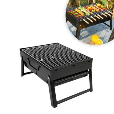 Imagem de Mini Churrasqueira Portátil Dobrável Ape Churrasco 44X29Cm - Shop Mix