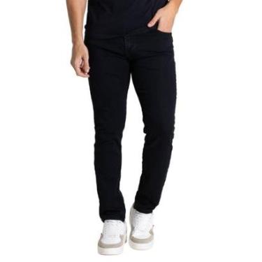 Imagem de Calça Sarja Sawary Slim - 280260 - preta 44-Masculino