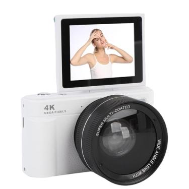 Imagem de Serounder Câmera Digital 4K de 64MP, Câmera Compacta Em Vlog Sem Espelho Com Foco Automático de Zoom Digital de 18x para Fotografia 2.8 "Lente de Grande Angular para Viagem