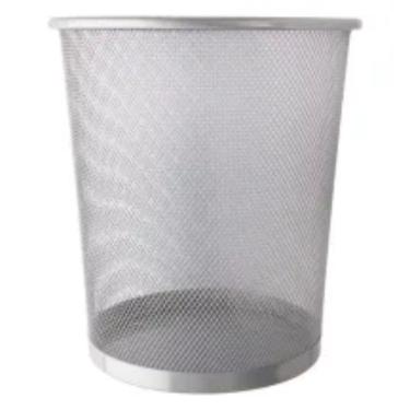 Imagem de Lixeira Escritório Metal 23cmx 18,5cm X 26cm