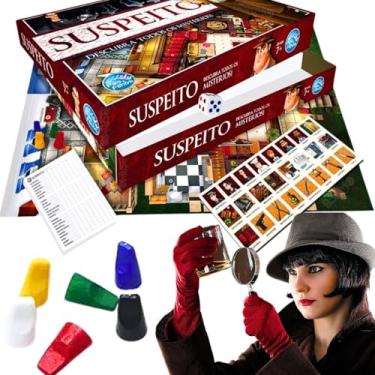 Imagem de Melhores Jogos de Tabuleiro Cartas dados infantil Malvadeza Suspeito Batalha Naval Cuca Legal Ativando a Memoria Show do Milhão Mimica Perguntados Trolando presente (Suspeito)