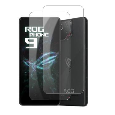 Imagem de NOUKAJU Protetor de tela para ASUS ROG Phone 9 e ASUS ROG Phone 9 Pro, protetor de tela de vidro temperado, vidro temperado HD, resistente a arranhões, durável e à prova de quedas, protetor para ROG