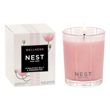 Imagem de NEST Fragrances Vela votiva perfumada de sal e água de rosas do Himalaia, 60 ml