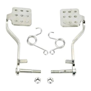 Imagem de Mqetly Pedais de Kart, Freio, Acelerador, Peças de Reposição, Cabo de Acelerador com Mola de Retorno para Kart Divertido, Sem Cabo, Tamanho real