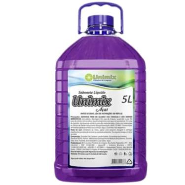 Imagem de Sabonete Líquido Unimix Açaí 5 Litros – Nutrição, frescor e perfume revigorante para sua pele