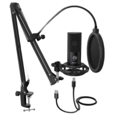 Imagem de Microfone Condensador Profissional Usb Fifine Sem Ruidos Hom - A.R Var