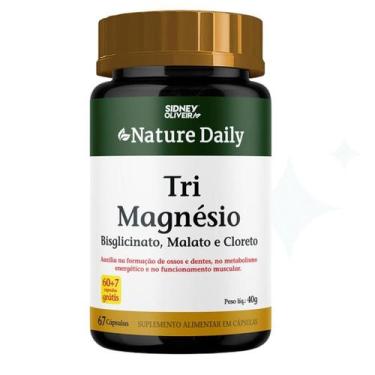 Imagem de Tri Magnésio Bisglicinato Malato Cloreto 67 Cap Sidney Oliv - SIDNEY O