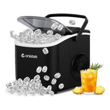Imagem de Maquina De Fazer Gelo Portátil Rapido 110v 60hz 2 Tam De Gel - máquina