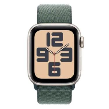 Imagem de Apple Watch Se (gen 2) 40 Mm Starlight Al Lk Green Sport Loop Gps - Mxeh3ll/a