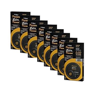 Imagem de Kit 8 Preservativo Preserv Extra Premium C/2 Camisinhas - Blau Farmace