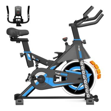 Imagem de Bicicleta Spinning Ergométrica 20Kg Pro 160Kg Magnética 2Mt