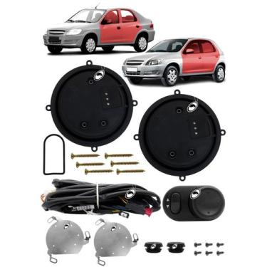 Imagem de Kit Retrovisor Elétrico Simples Tragial Celta G2 e Prisma 2006 em Dian
