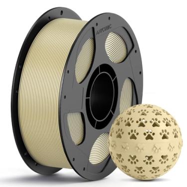 Imagem de ANYCUBIC Filamento PETG 1,75 mm, filamento de impressora 3D, precisão dimensional +/- 0,02 mm, dureza excepcional, impressão com a maioria das impressoras 3D FDM, carretel reutilizável de 1 kg, bege