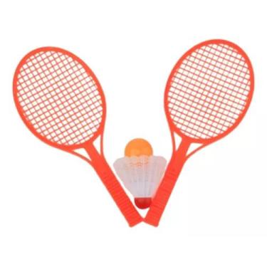 Imagem de Par Mini Jogo De Raquete Badminton Infantil De Brinquedo - Trends, Ver