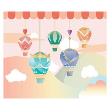 Imagem de Papel de Parede Adesivo Infantil Balões Bebe Quarto - 541pcm - Allodi