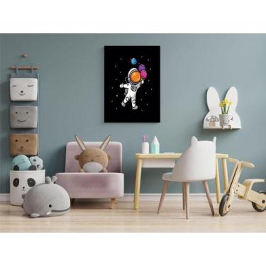 Imagem de Quadro com Moldura Astronauta Sorvete - Fabrika de Festa
